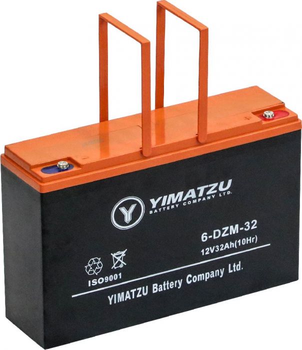 Battery - AGM 12V32Ah Lead Acid Yimatzu – Ride the Wind Ebikes