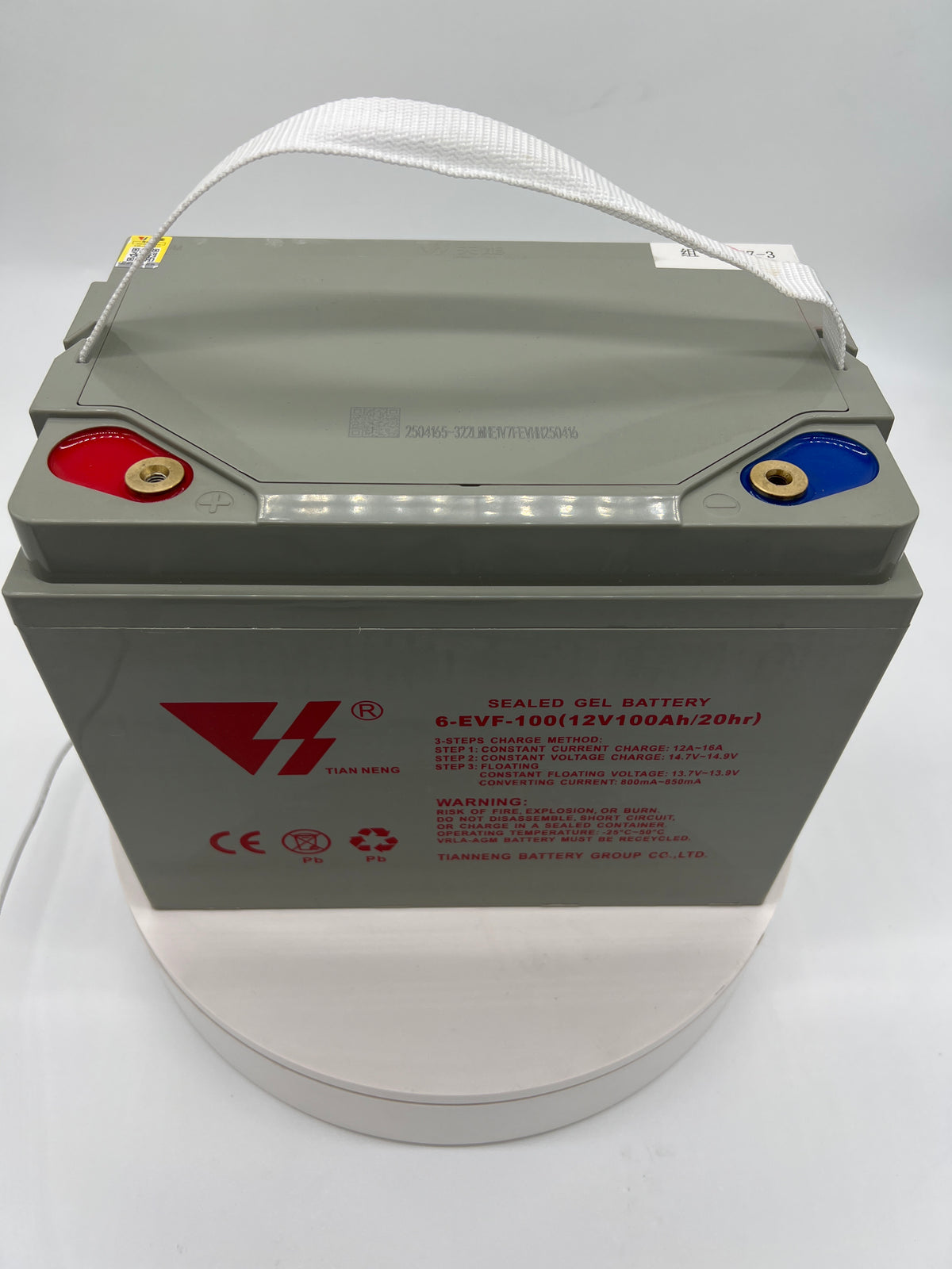 Tianneng 12V96Ah Sealed Lead Acid Battery Ecolo Connect Plus & Ecolo Cargo Truck
