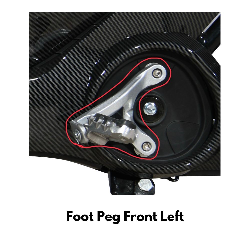Evoque Etron Front Foot Pegs