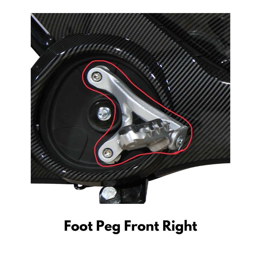 Evoque Etron Front Foot Pegs