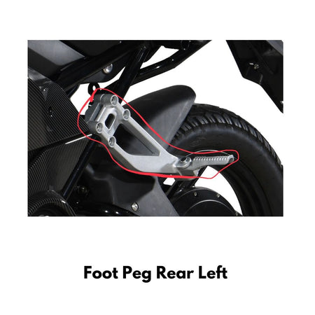 Evoque Etron Rear Foot Pegs