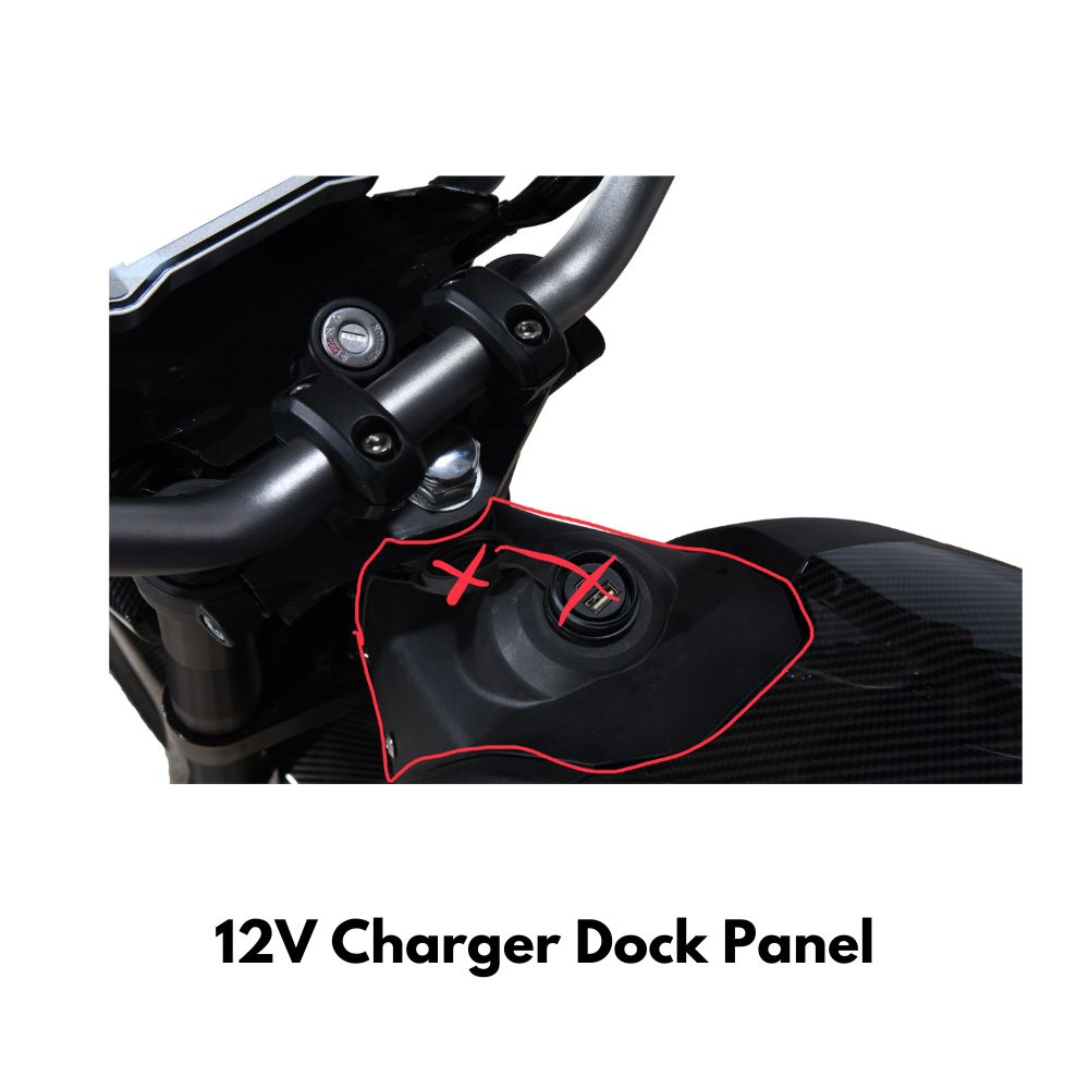 Evoque Etron 12V Charger Dock Panel