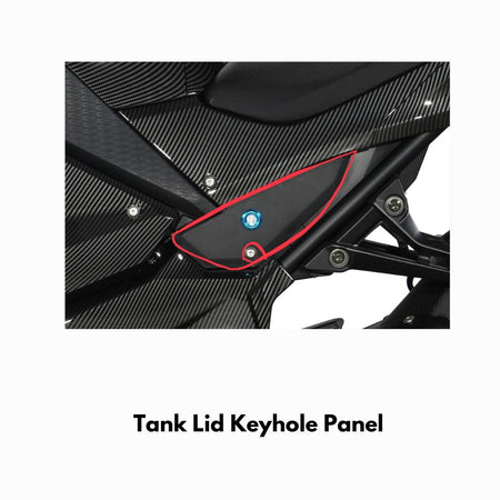 Evoque Streetster Tank Lid Keyhole Panel