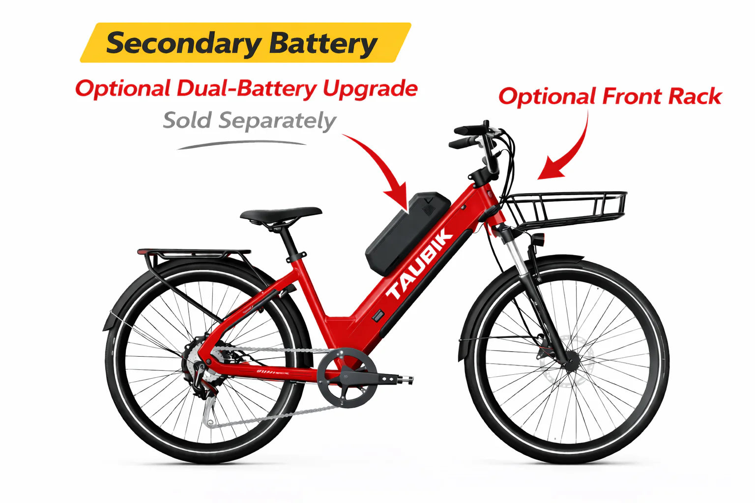 2026 Taubik Blackburn 260T Ebike Electric Bicycle Step Thru