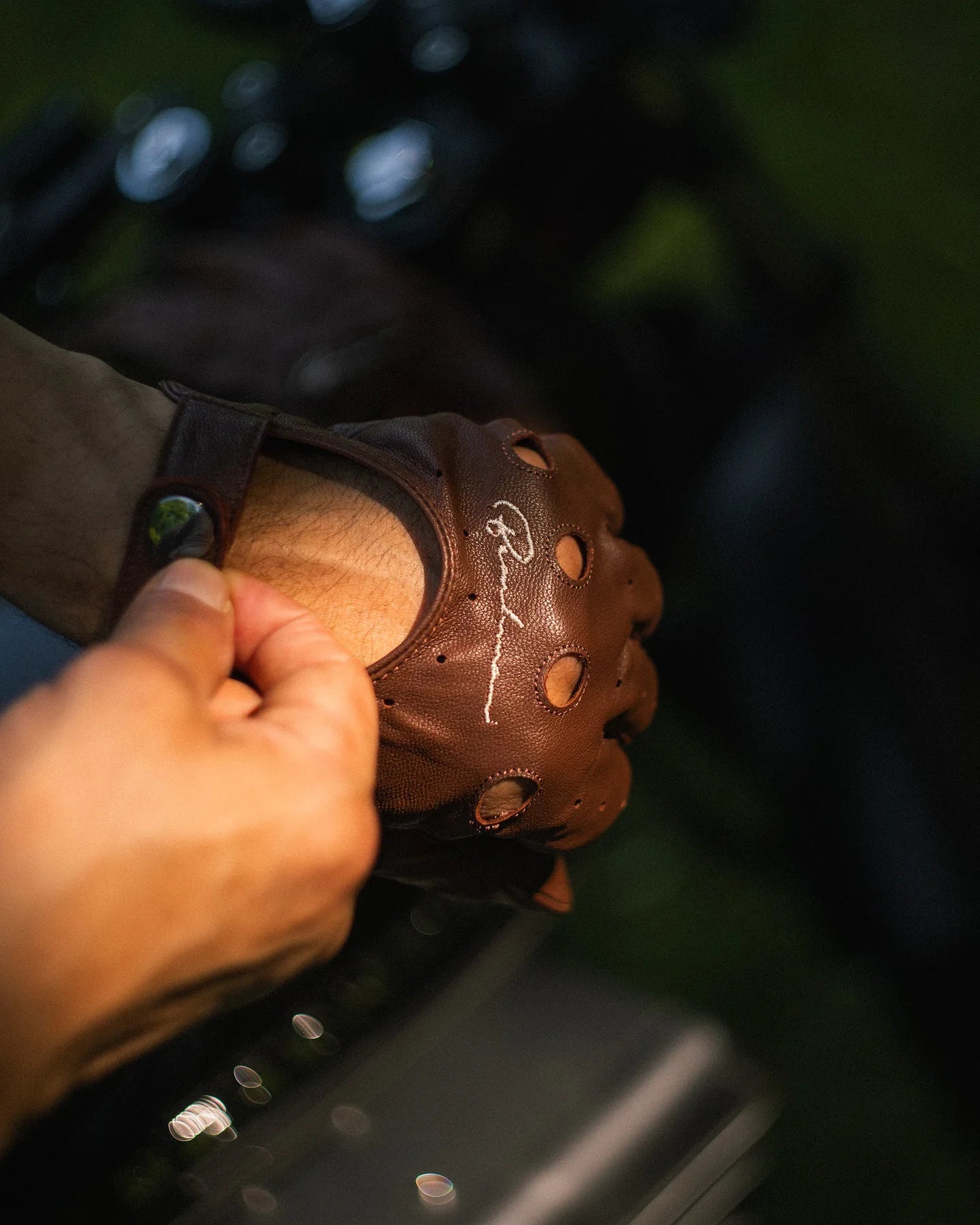 Beachman Leather Riding Gloves
