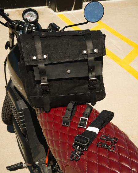 Beachman Midnight Black Saddlebag