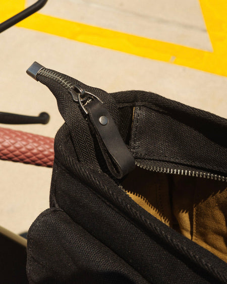 Beachman Midnight Black Saddlebag