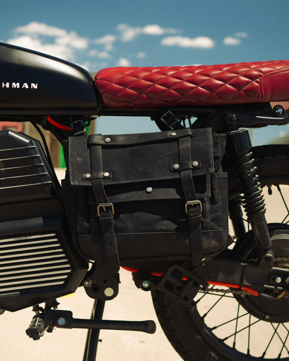 Beachman Midnight Black Saddlebag
