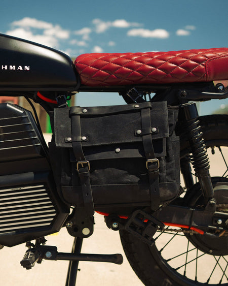 Beachman Midnight Black Saddlebag