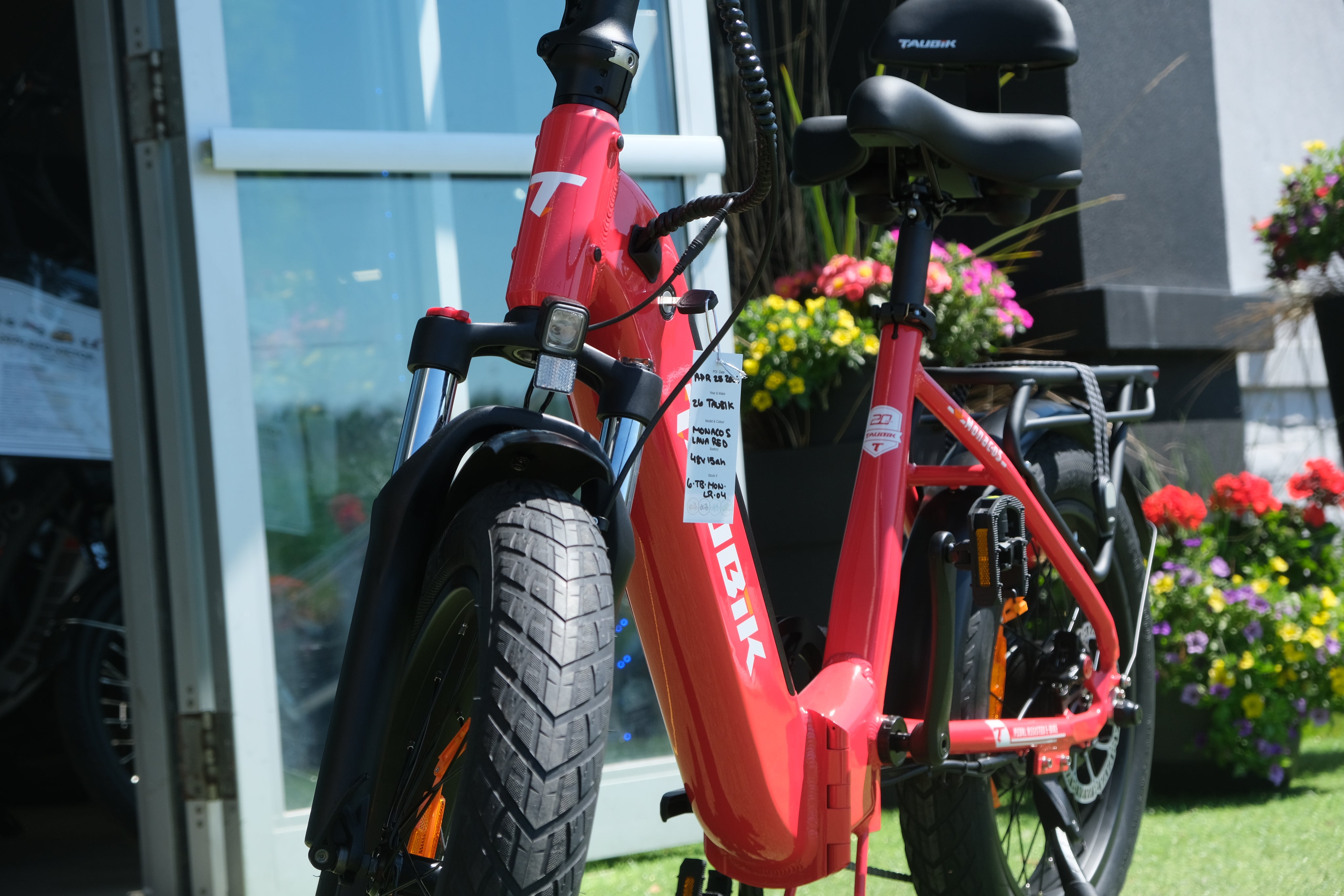 2026 Taubik Monaco S Ebike Electric Bicycle Foldable Style 20" x 3" Tires UL 2849