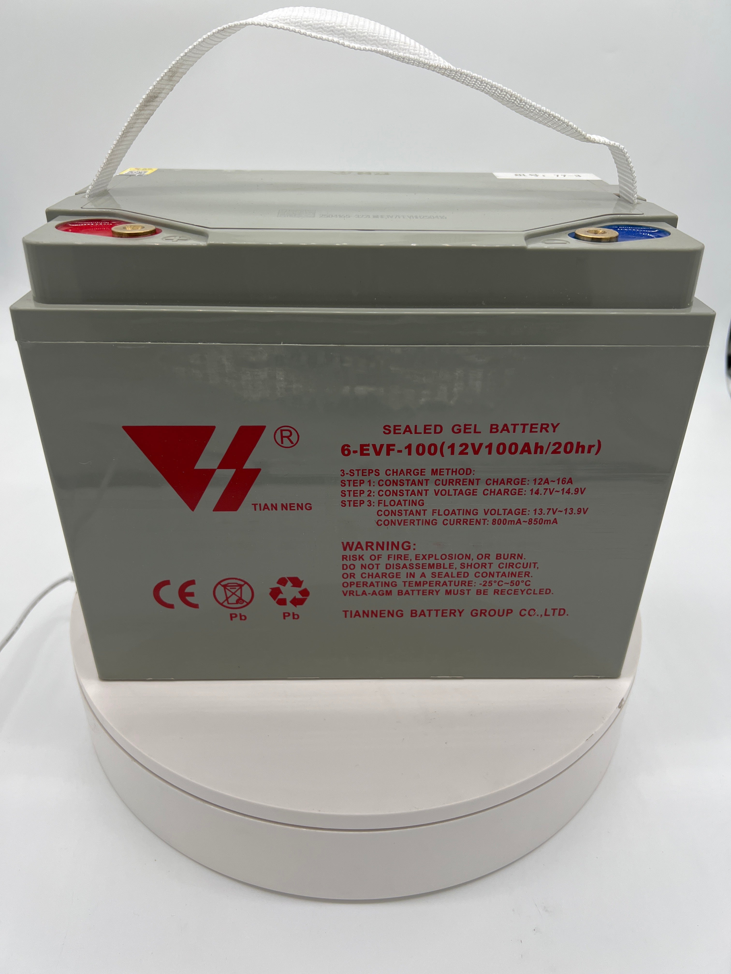 Tianneng 12V96Ah Sealed Lead Acid Battery Ecolo Connect Plus & Ecolo Cargo Truck