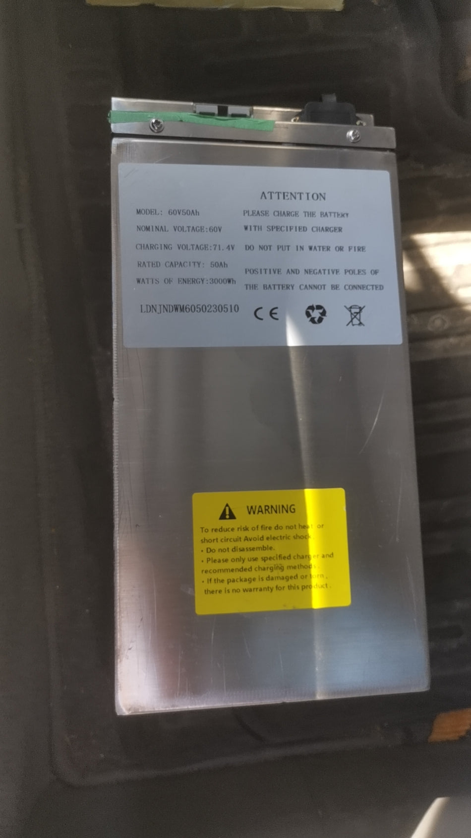 Emmo 60V50Ah Lithium Battery