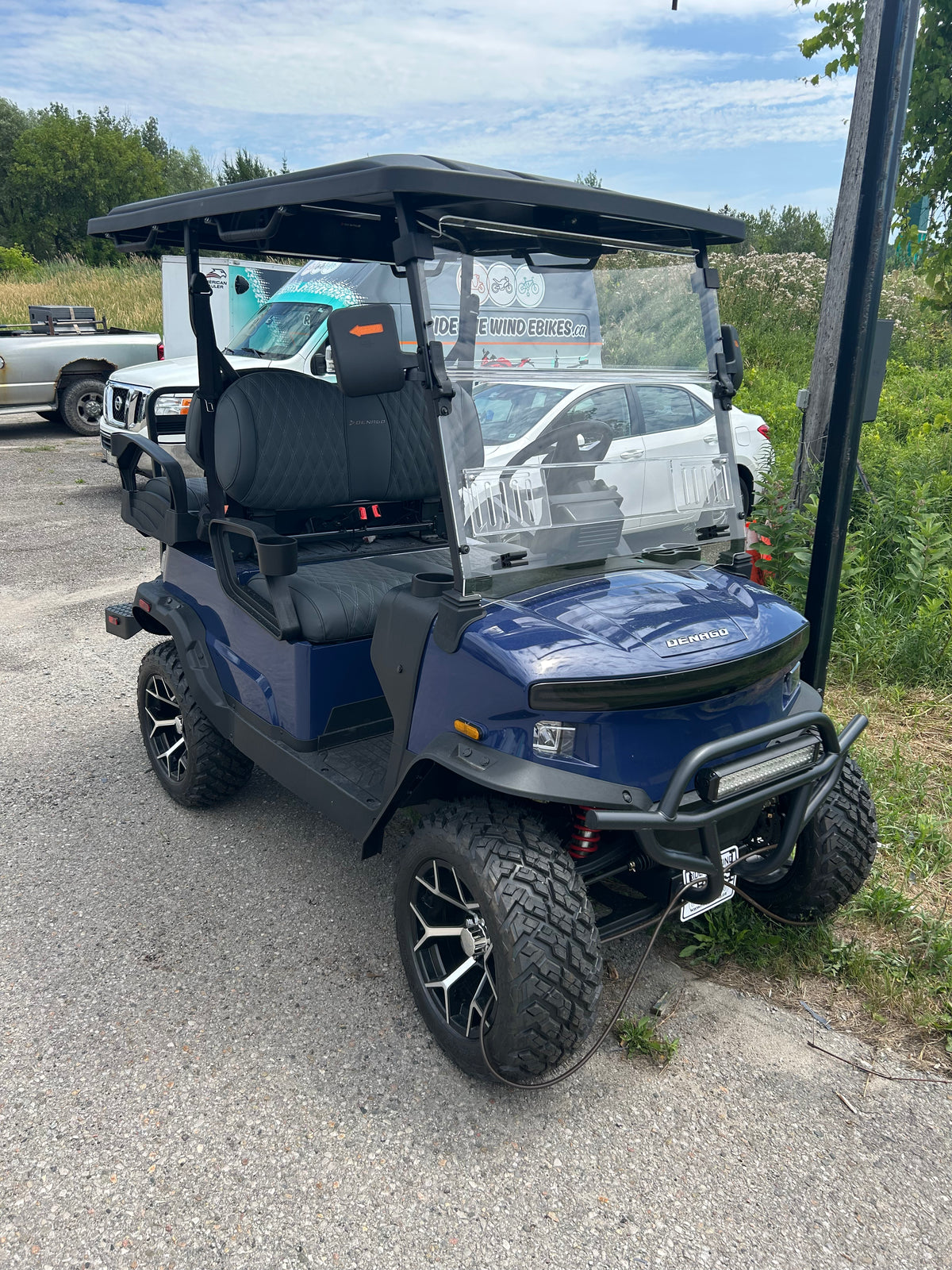 2025 Denago Rover 4-Forward Passenger Lithium Powered Golf Cart