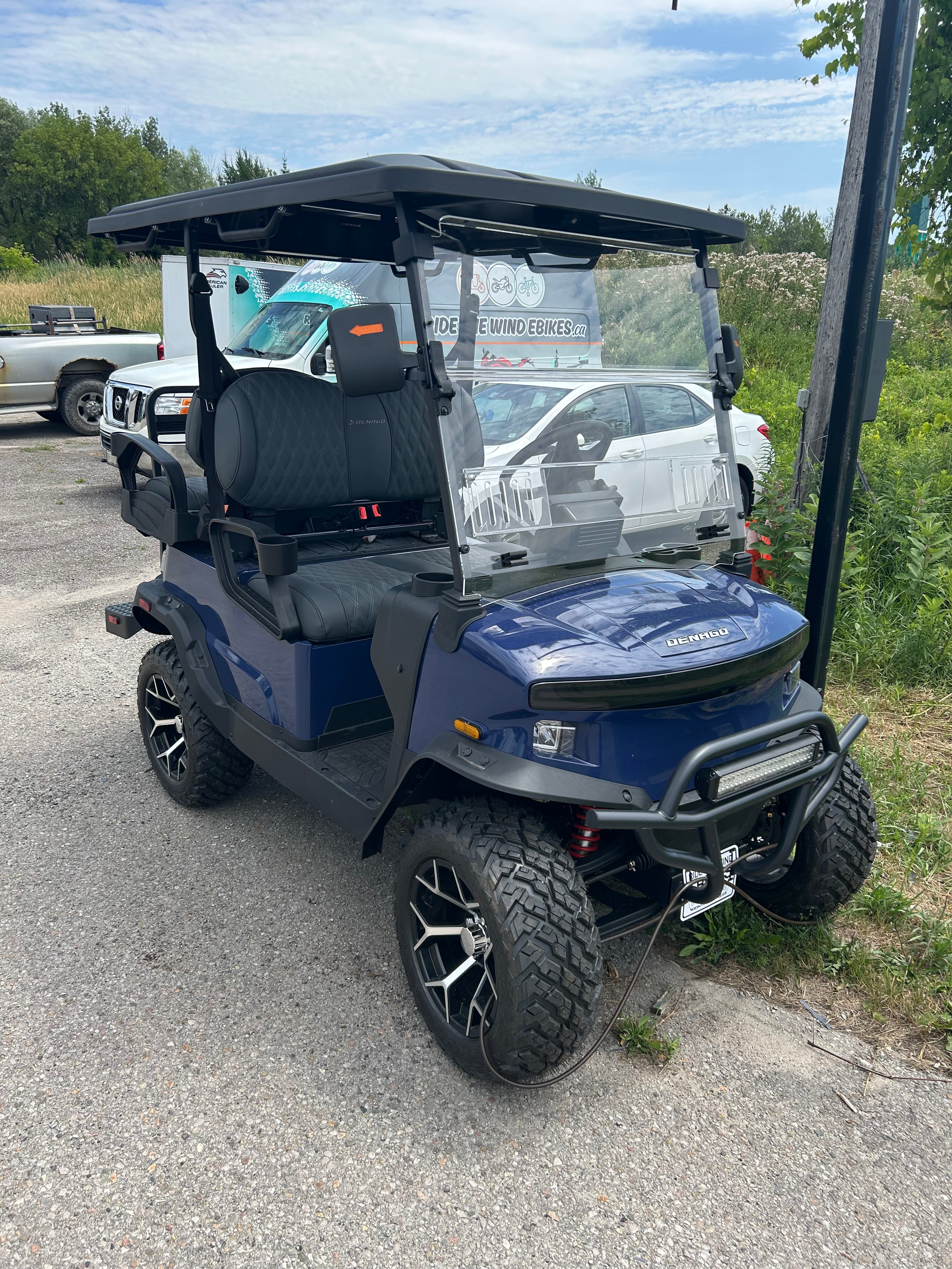 2025 Denago Rover 4-Forward Passenger Lithium Powered Golf Cart
