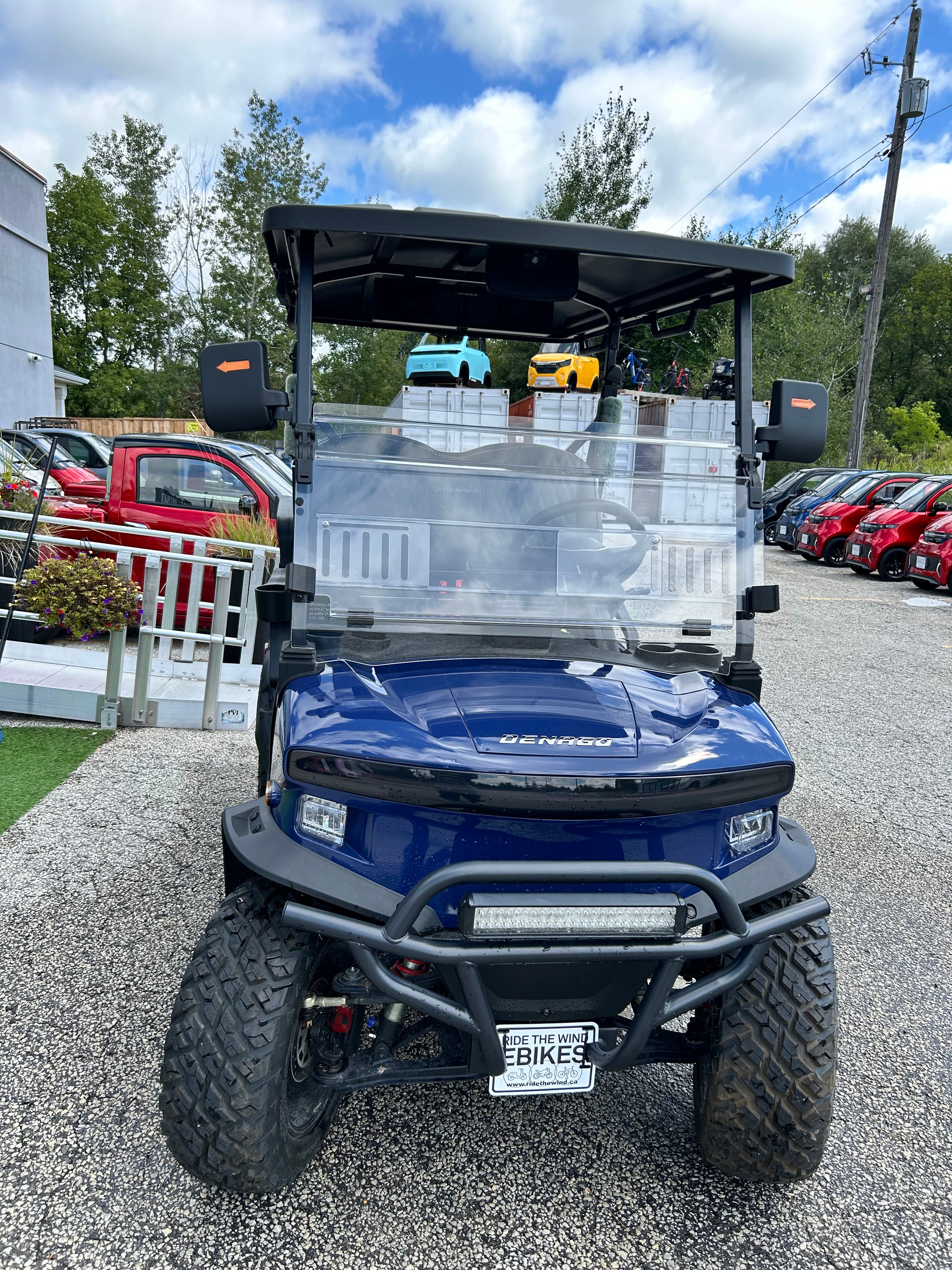 2025 Denago Rover 4-Forward Passenger Lithium Powered Golf Cart * SLIGHTLY USED *