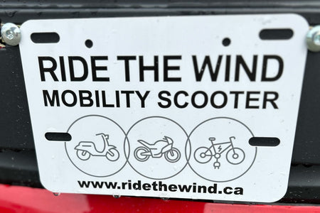 Enclosed Mobility Scooter Plate