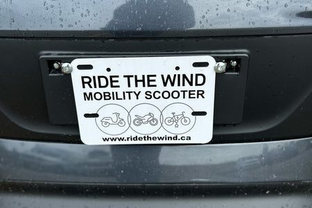 Enclosed Mobility Scooter Plate