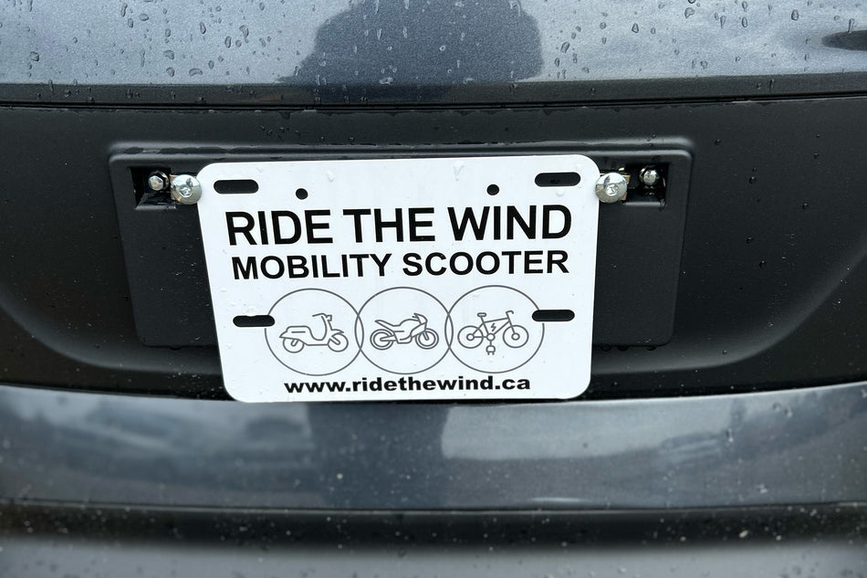 Enclosed Mobility Scooter Plate