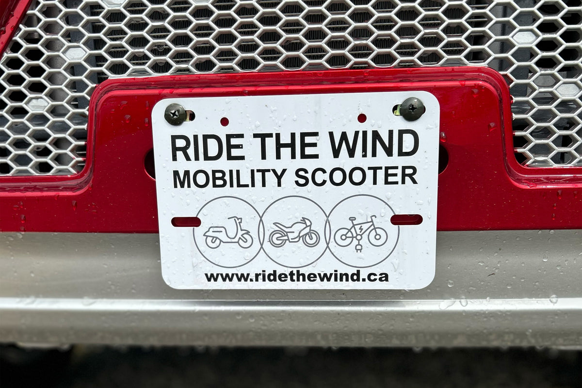 Enclosed Mobility Scooter Plate