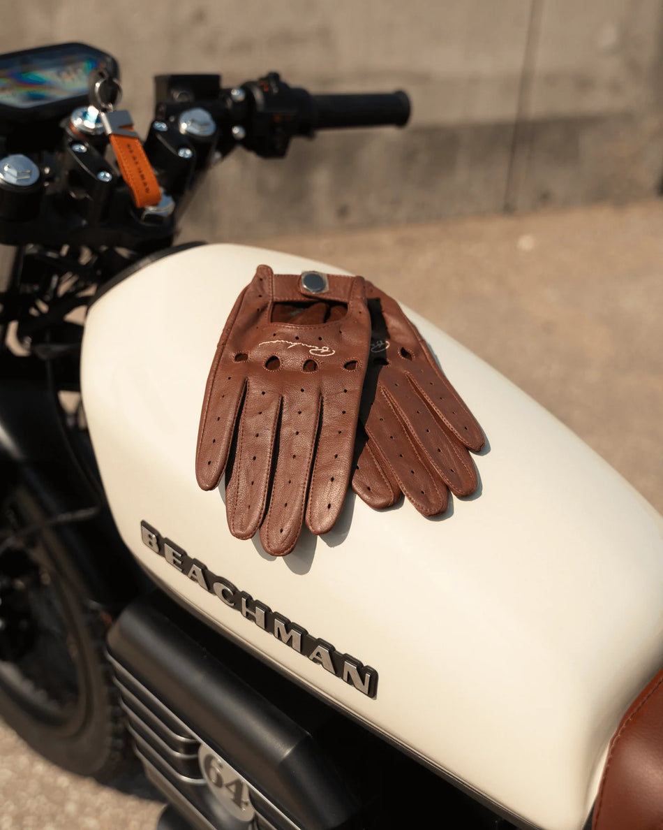 Beachman Leather Riding Gloves
