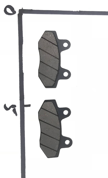Brake PADS Tao Leo, Evoque Streetster, Emmo Kamen, Gandan, Zone, GT84, Vovo, Proton, Knight, Koogo Monster