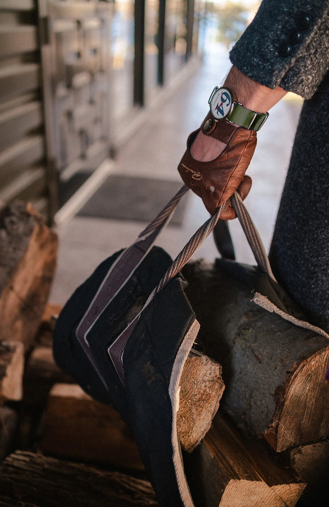 Beachman Leather Riding Gloves