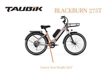 2026 Taubik Blackburn 275T Ebike Electric Bicycle Step Thru