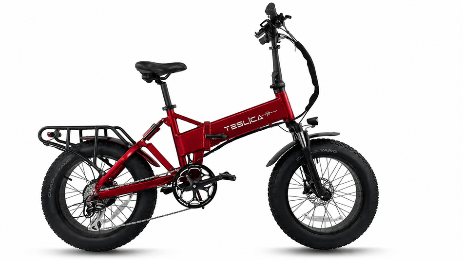 Teslica Force Fat Tire Dual Suspension eBike X1H