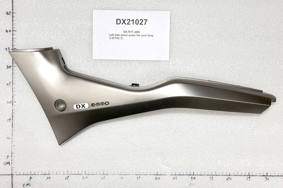 Emmo DX - Under the Seat Side Panel (Left) - Grey/Red/Green