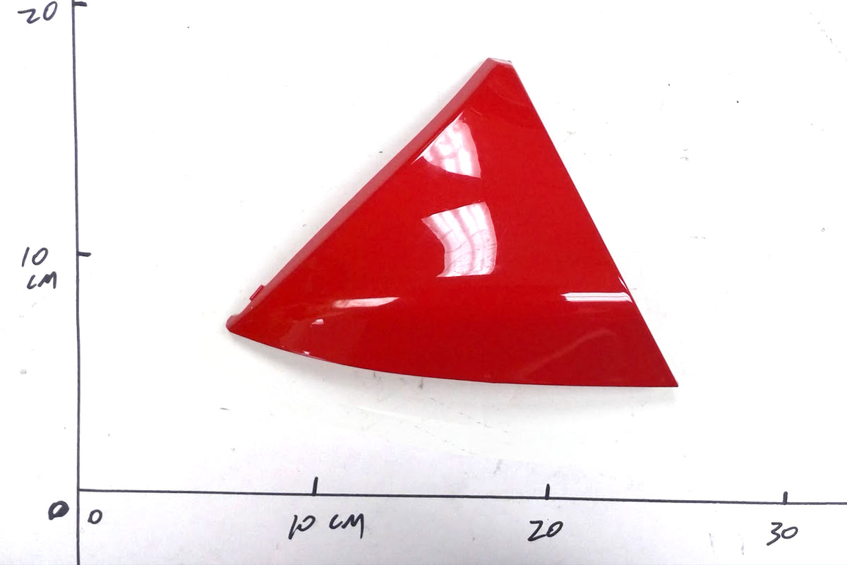 Emmo DX - Storage Box/Tank Left Triangle Panel - Red/Green/Grey
