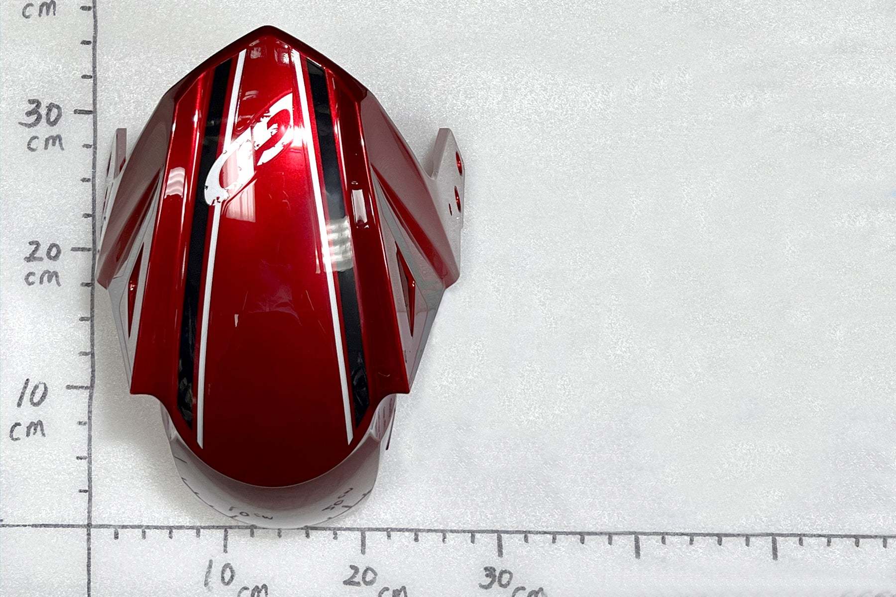 Emmo Gandan - Front Fender - Red/Blue/Black