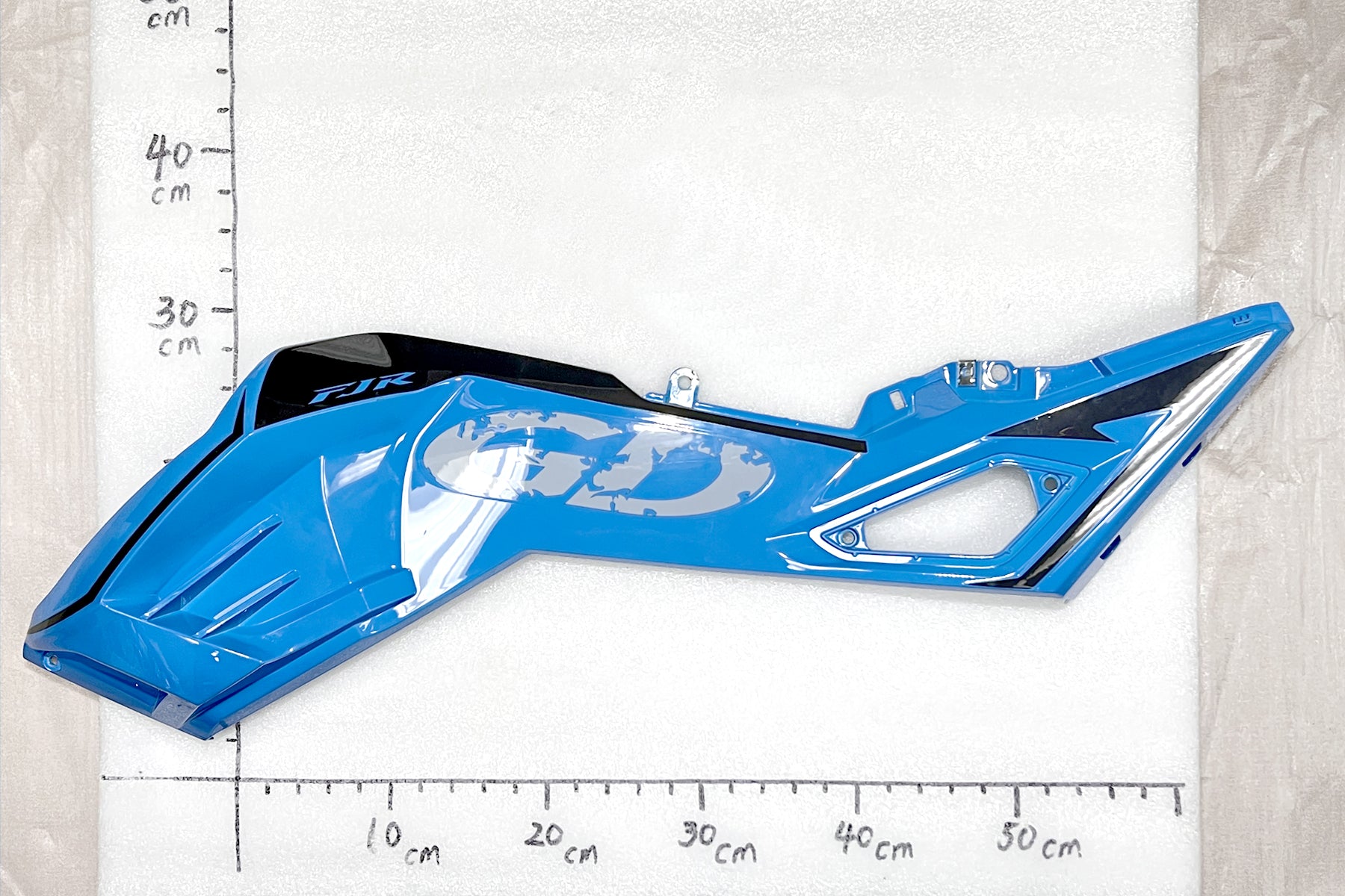 Emmo Gandan - Gastank Side Panel - Red/Blue/Black