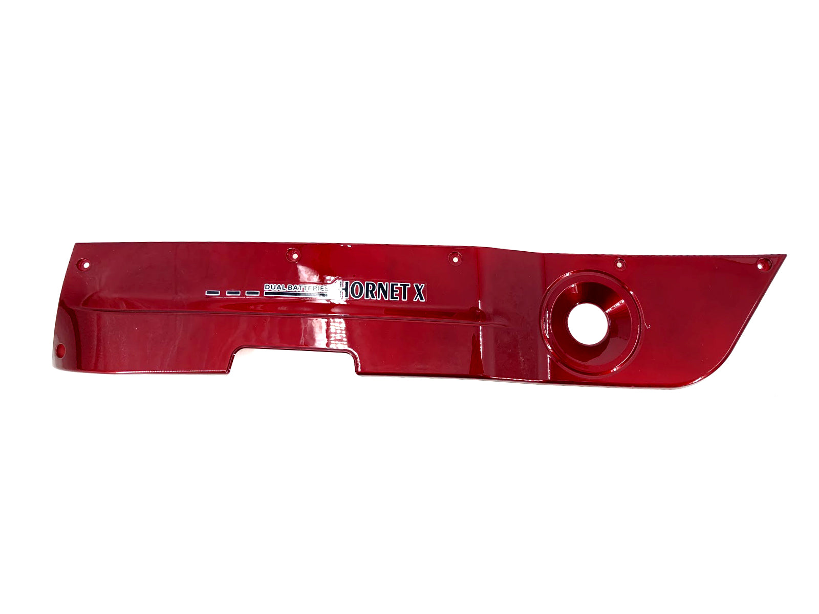 Emmo Hornet X - Side Strip Panel (Where Panel Axle Goes Thru) - Left/Right - Black/Red/Blue
