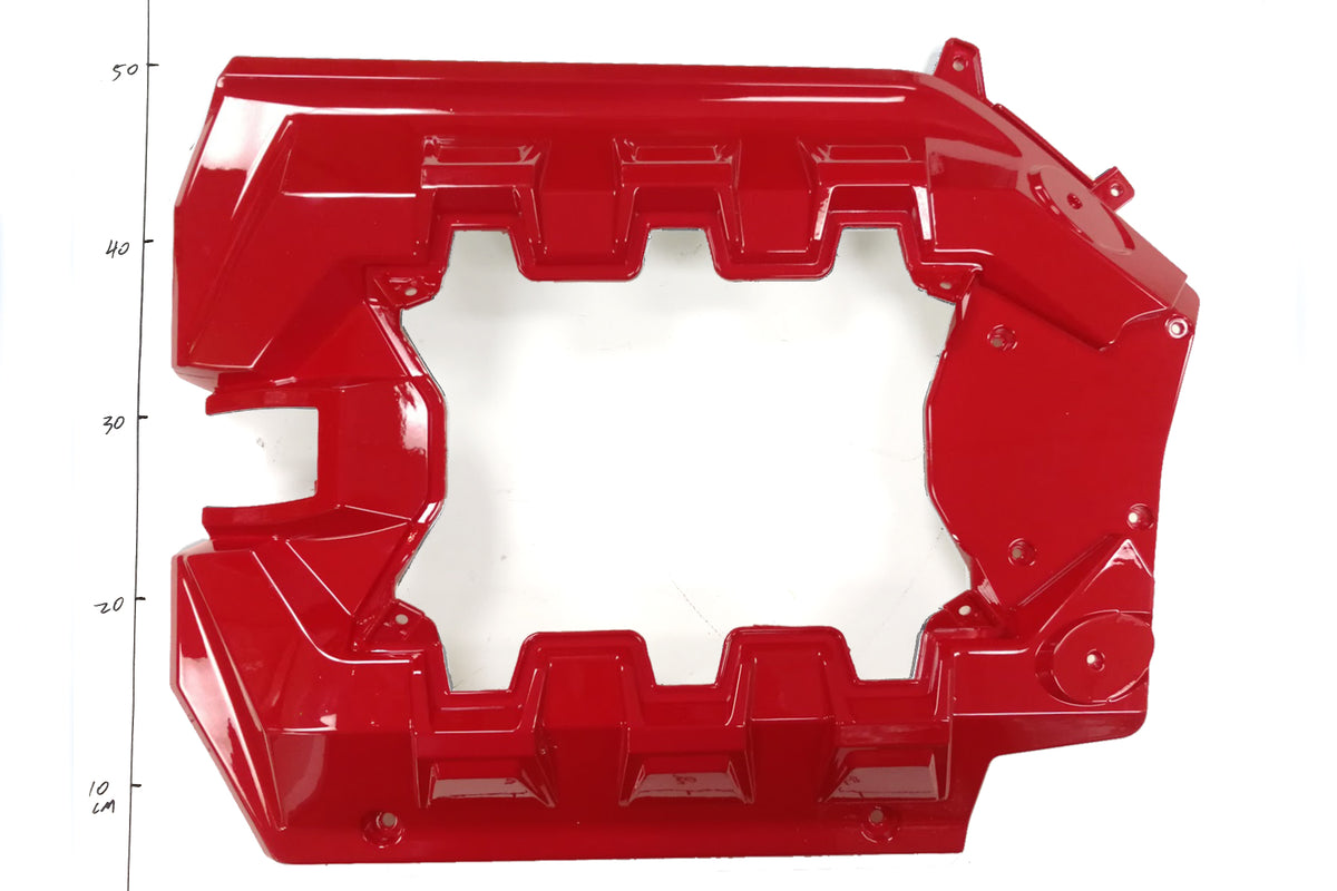 Emmo Kamen - Large Battery Box Panel - Silver/Red/Black