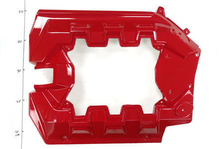 Emmo Kamen - Large Battery Box Panel - Silver/Red/Black