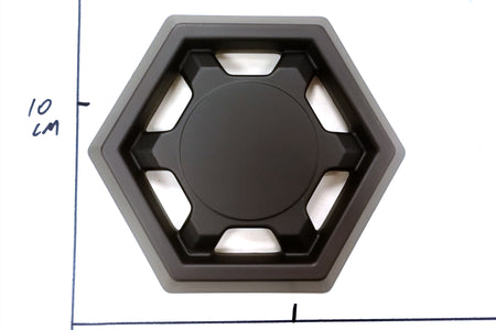 Emmo Kamen - Left Detail Medium Panel - Black
