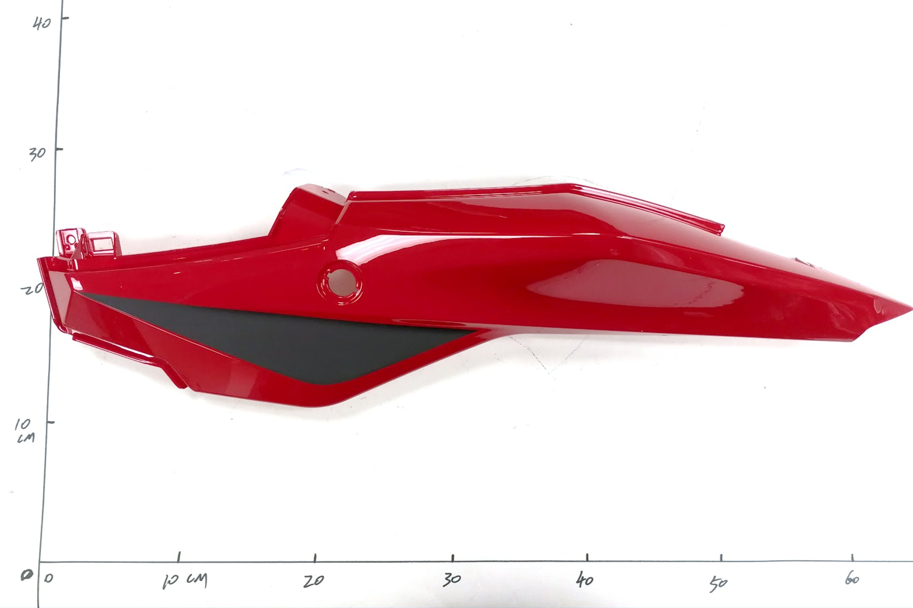 Emmo Kamen - Under Seat Panel - Red/Black/Silver