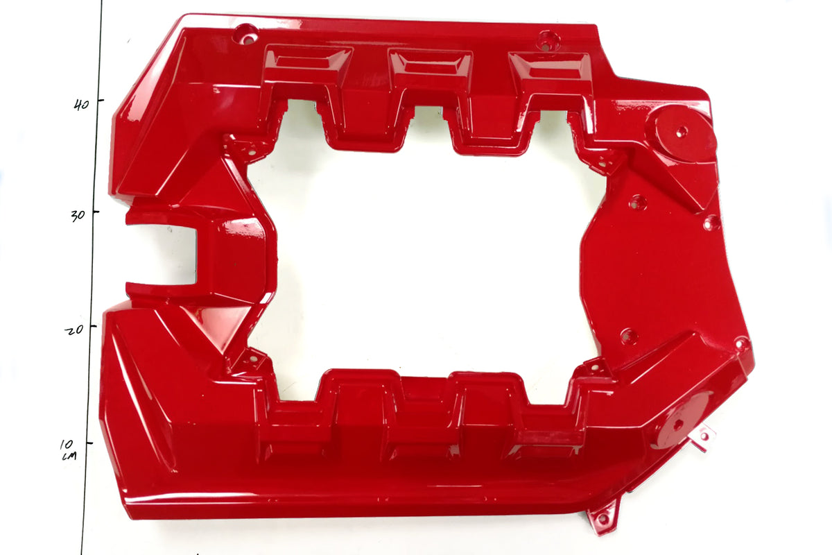 Emmo Kamen - Large Battery Box Panel - Silver/Red/Black