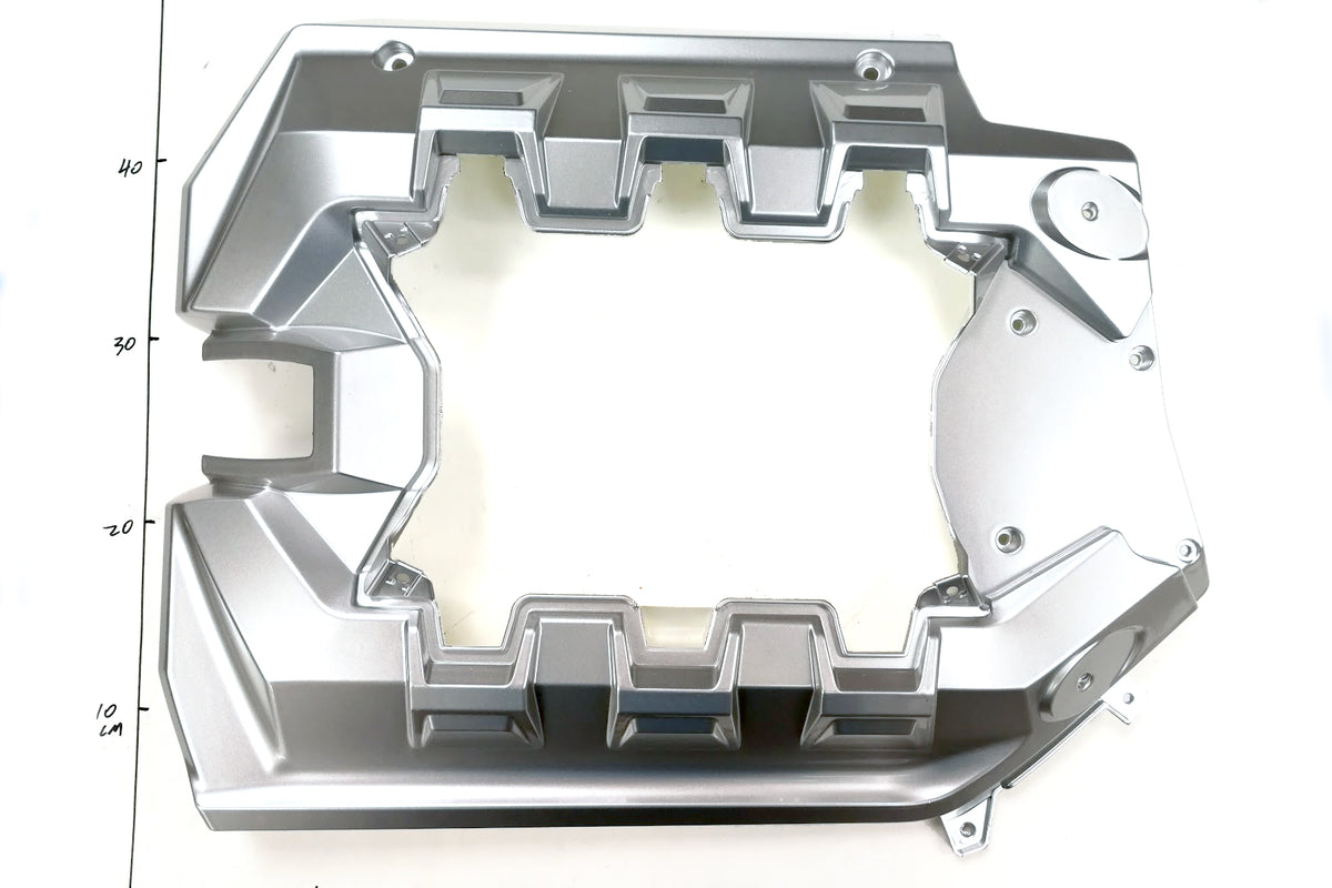 Emmo Kamen - Large Battery Box Panel - Silver/Red/Black