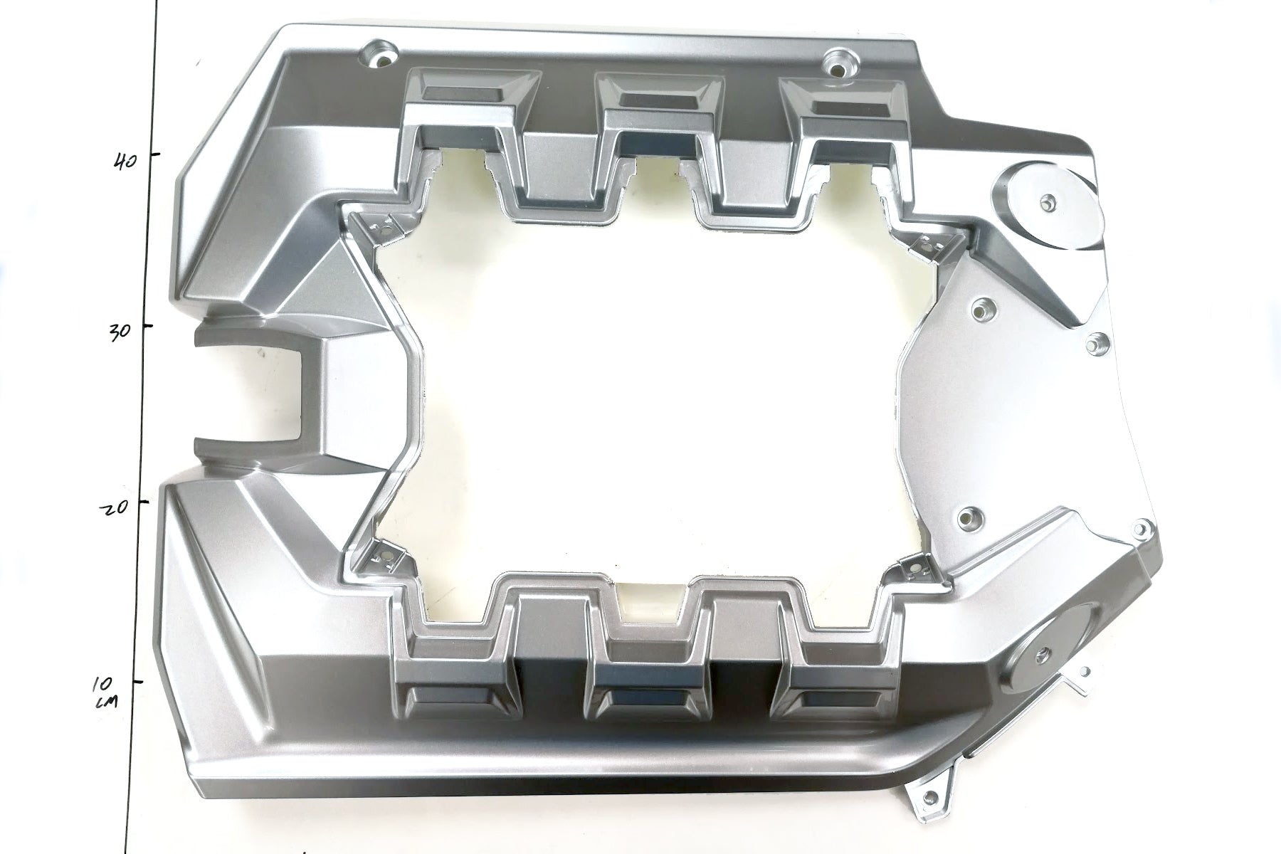 Emmo Kamen - Large Battery Box Panel - Silver/Red/Black