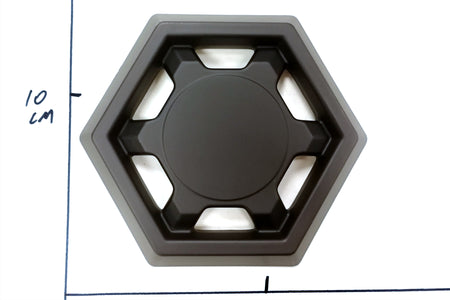 Emmo Kamen - Right Detail Medium Panel - Black