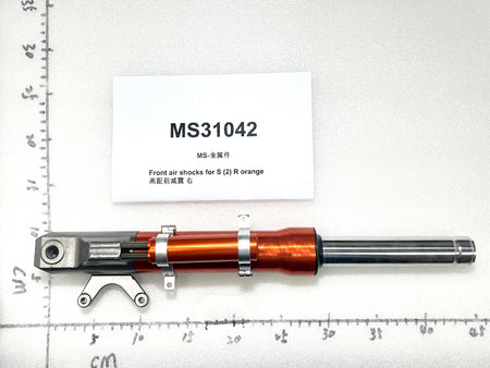 Emmo Monster - Front Air Shocks For Monster S - Left/Right - Silver/Orange