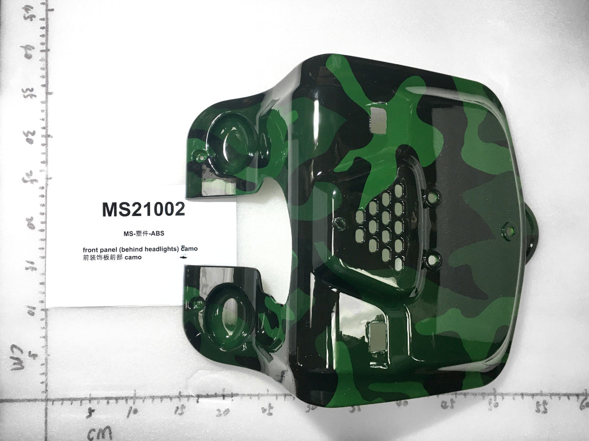Emmo Monster - Front Panel (Behind Headlights) - Black/Camo