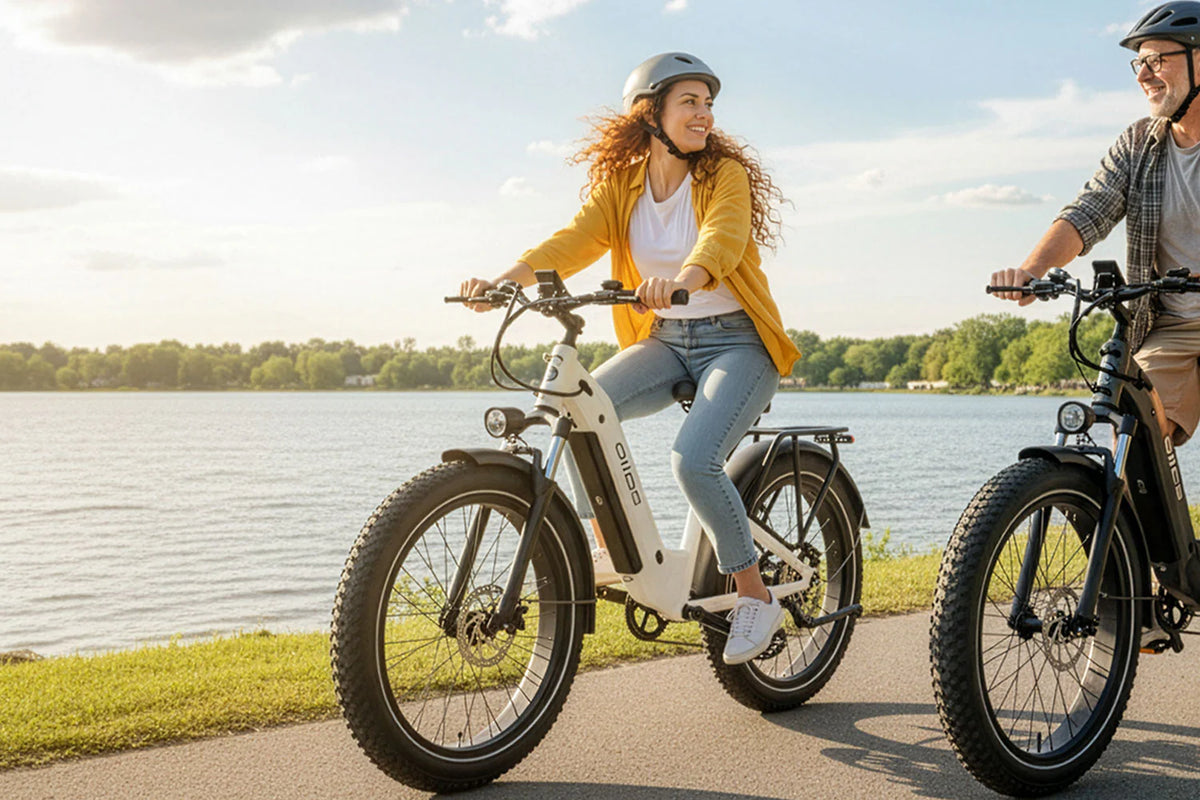 Oiios Dyno Step-Thru Fat Tire Electric Bike