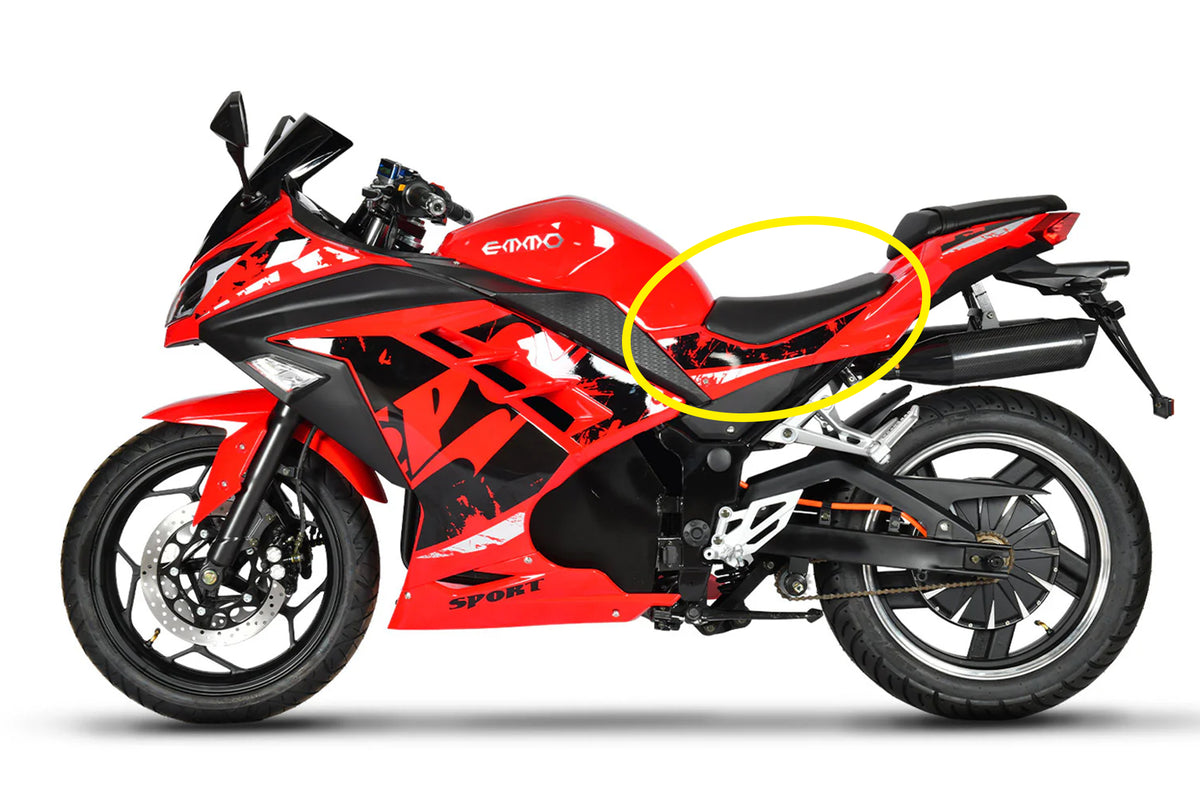 Emmo Zone GTS/Max - Panel under Driver Seat Triangle - Left/Right - Black/Red/White/Green/Blue