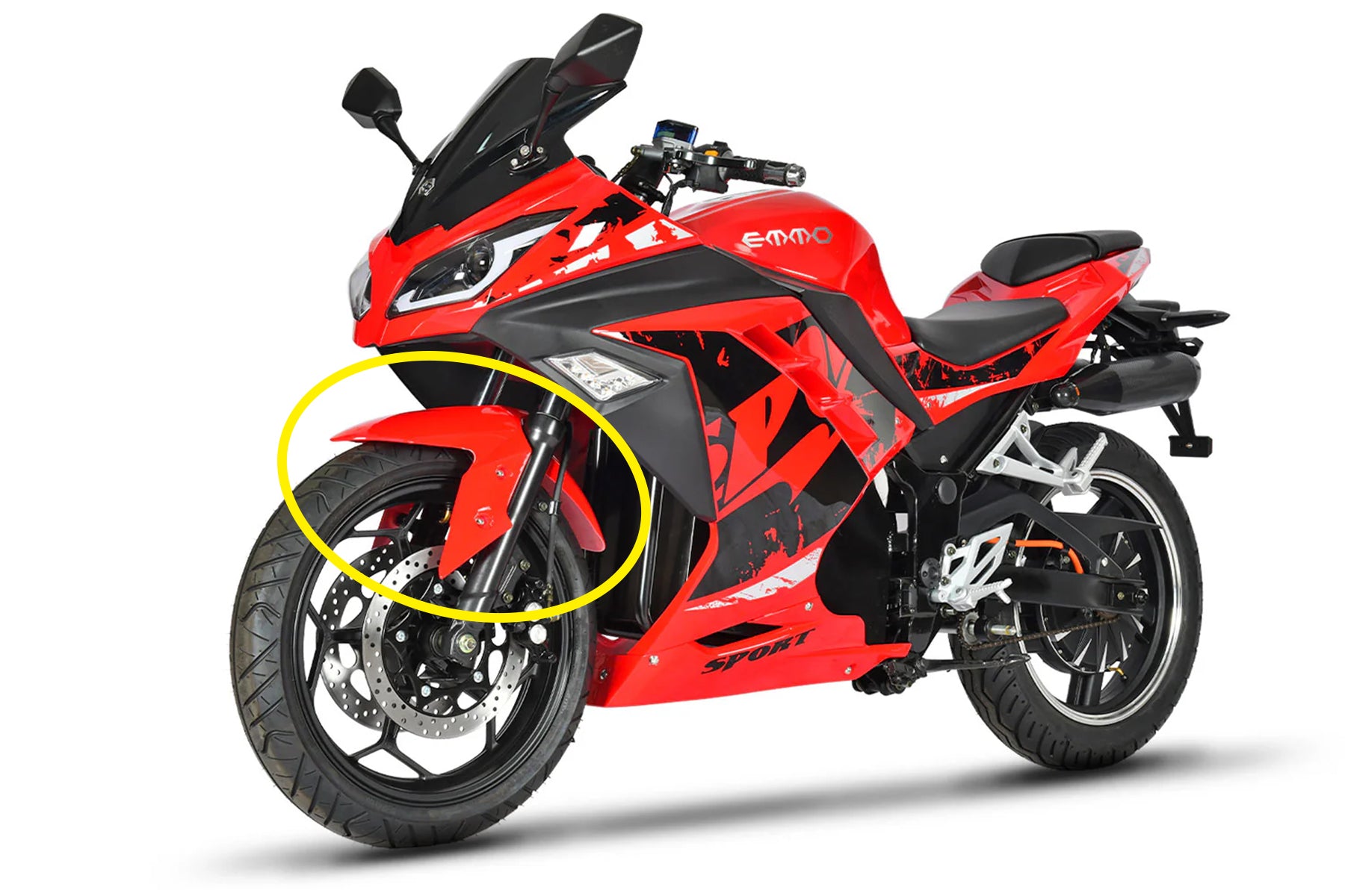 Emmo Zone GTS/Max - Front Fender - Black/Red/White/Green/Blue
