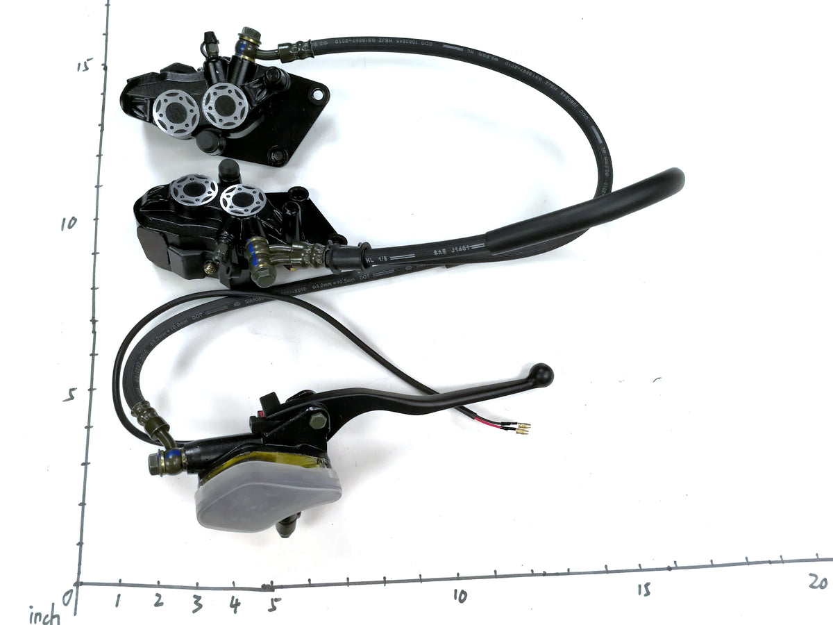 Emmo Zone GTS/Max - Front Hydraulic Brake Assembly (Non-Adjustable Lever)