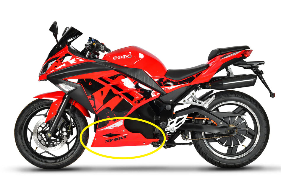 Emmo Zone GTS/Max - Lower Side Battery Panel - Left/Right - Black/Red/White/Green/Blue