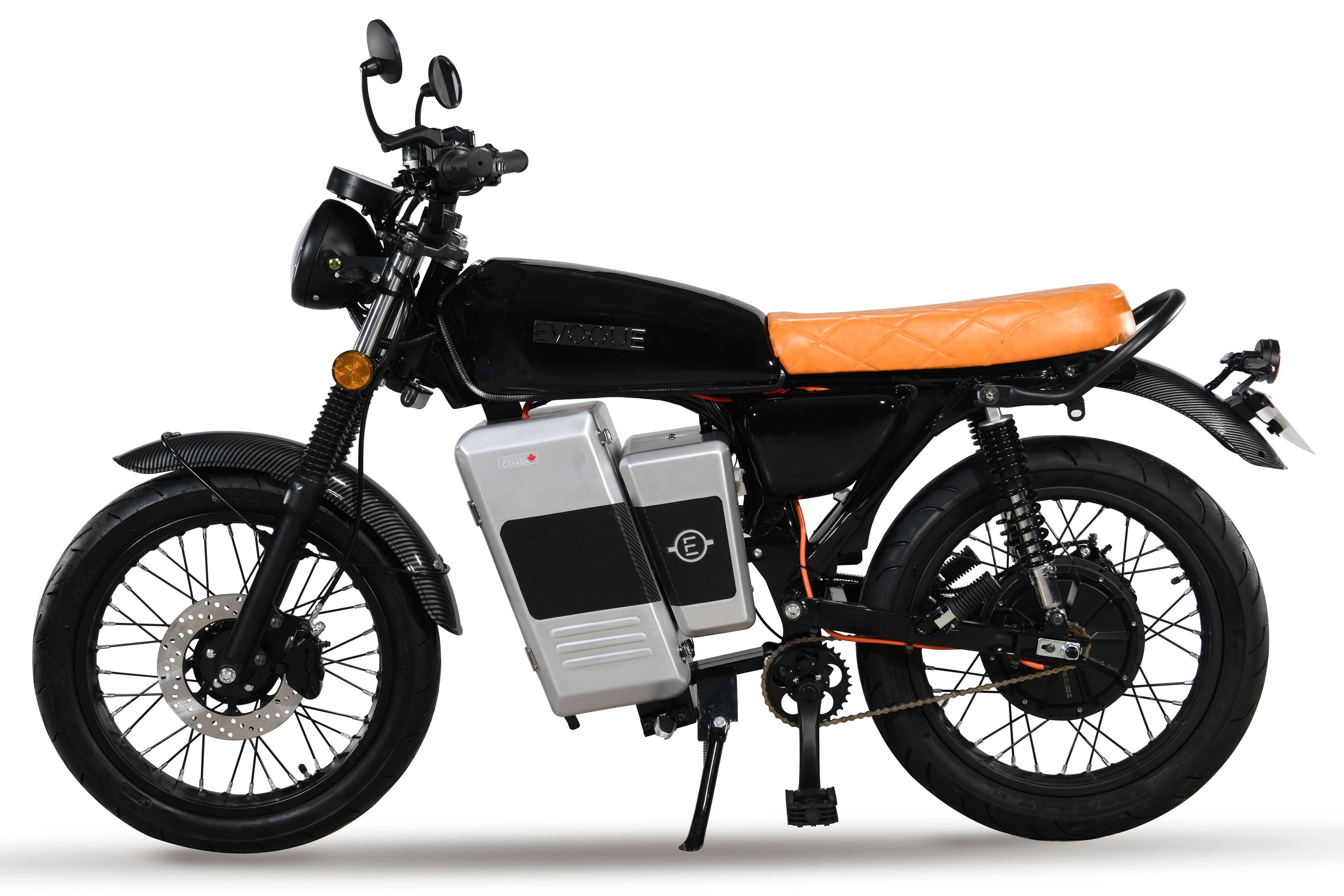 Evoque Legacy 2025 72V Classic Scrambler Motorcycle | Electric Motorcycle Style