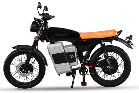 Evoque Legacy 2025 72V Classic Scrambler Motorcycle | Electric Motorcycle Style